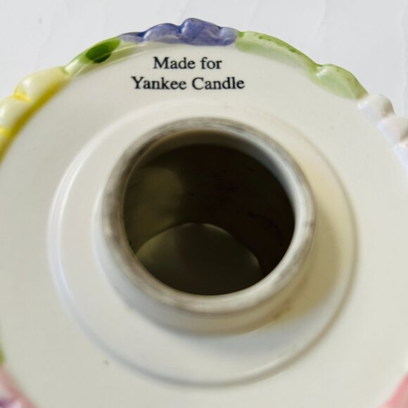 Yankee Candle Top Ceramic Floral shade Gerbera Daisy Flowers colorful - Picture 7 of 9